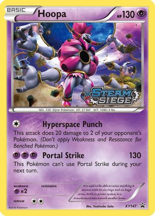 Hoopa (XY Steam Siege Prerelease) (PR-) (Holofoil)