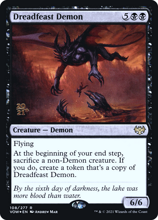 Dreadfeast Demon (PRE-108S) (Foil)