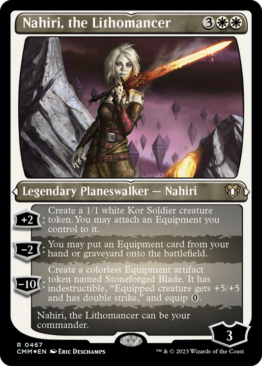 Nahiri, the Lithomancer (CMM-467) (Etched Foil)