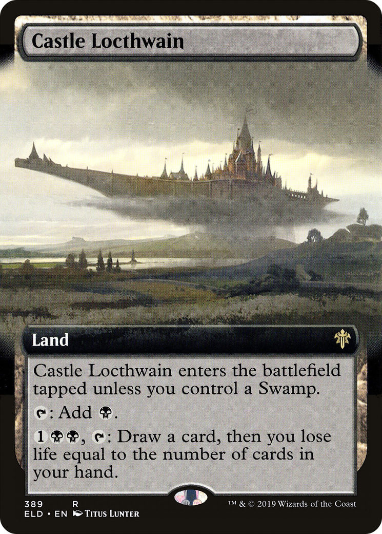 Castle Locthwain (ELD-389) (Extended Art) (Foil)