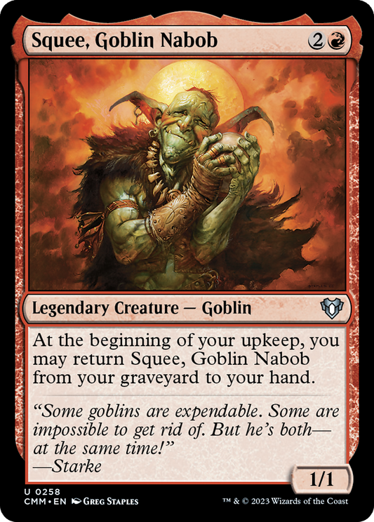 Squee, Goblin Nabob (CMM-258) (Foil)