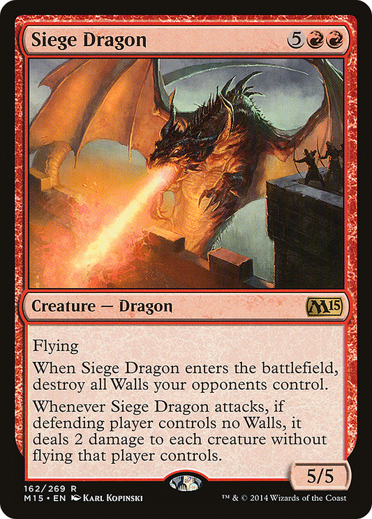 Siege Dragon (M15-162) (Foil)