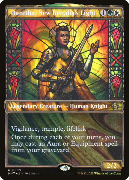 Danitha, New Benalia's Light (MAT-209) (Showcase) (Halo) (Foil)