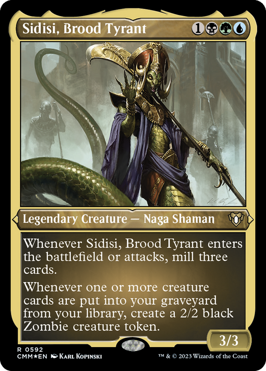 Sidisi, Brood Tyrant (CMM-592) (Etched Foil)