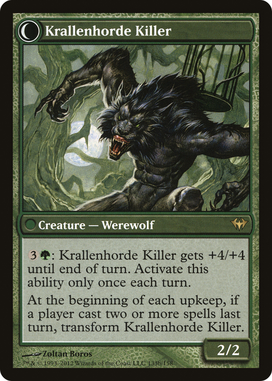 Wolfbitten Captive // Krallenhorde Killer (DKA-133) (Foil)