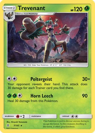 Trevenant (GRI-007) (Reverse Holofoil)