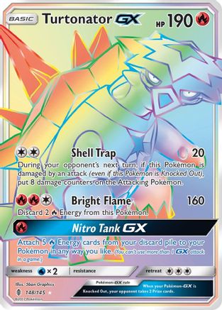 Turtonator GX (Secret) (GRI-148) (Holofoil)