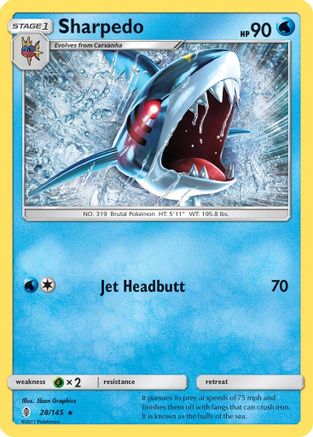 Sharpedo (GRI-028) (Reverse Holofoil)