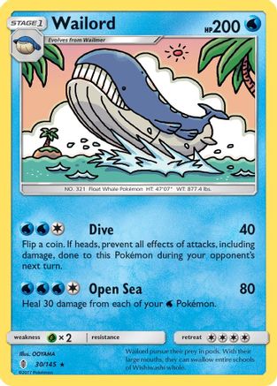 Wailord (GRI-030) (Reverse Holofoil)