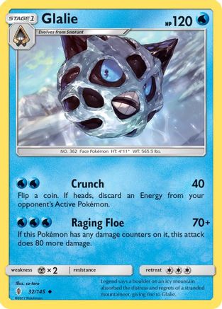Glalie (GRI-032) (Reverse Holofoil)