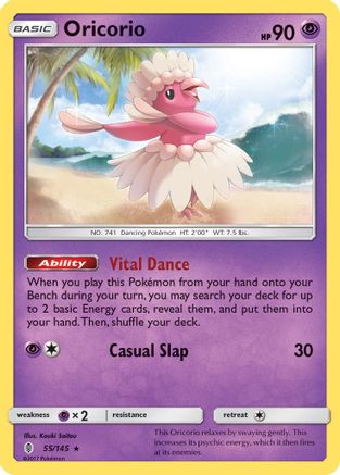Oricorio (55) (GRI-055) (Reverse Holofoil)