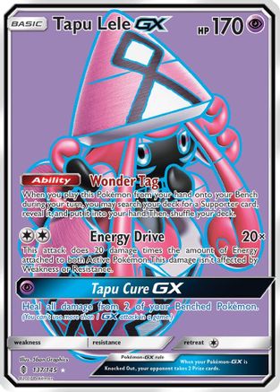 Tapu Lele GX (Full Art) (GRI-137) (Holofoil)