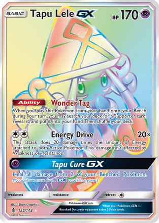 Tapu Lele GX (Secret) (GRI-155) (Holofoil)