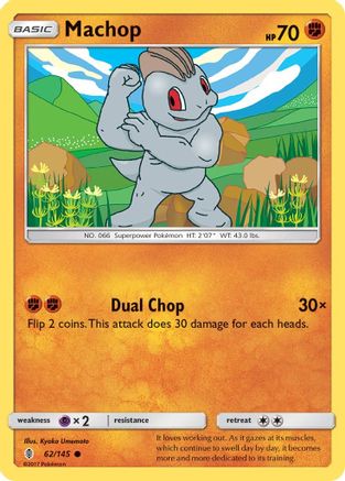 Machop (62) (GRI-062) (Reverse Holofoil)