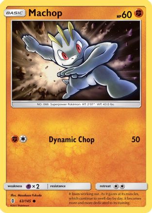 Machop (63) (GRI-063) (Reverse Holofoil)
