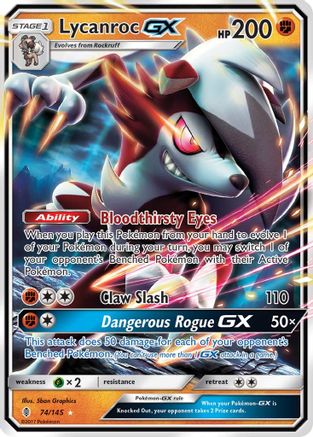 Lycanroc GX (GRI-074) (Holofoil)
