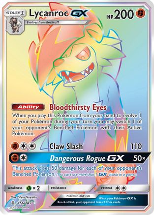Lycanroc GX (Secret) (GRI-) (Holofoil)