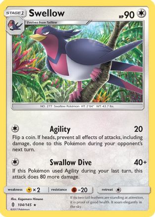 Swellow (GRI-104) (Reverse Holofoil)