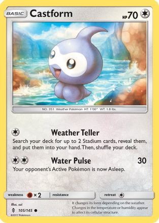 Castform (GRI-105) (Reverse Holofoil)