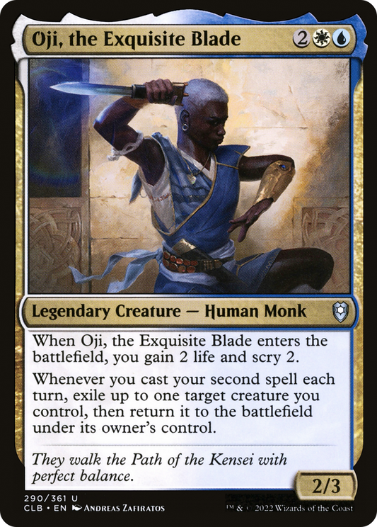 Oji, the Exquisite Blade (CLB-290) (Foil)
