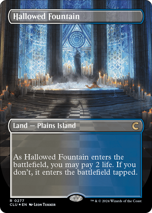 Hallowed Fountain (CLU-277) (Borderless) (Foil)
