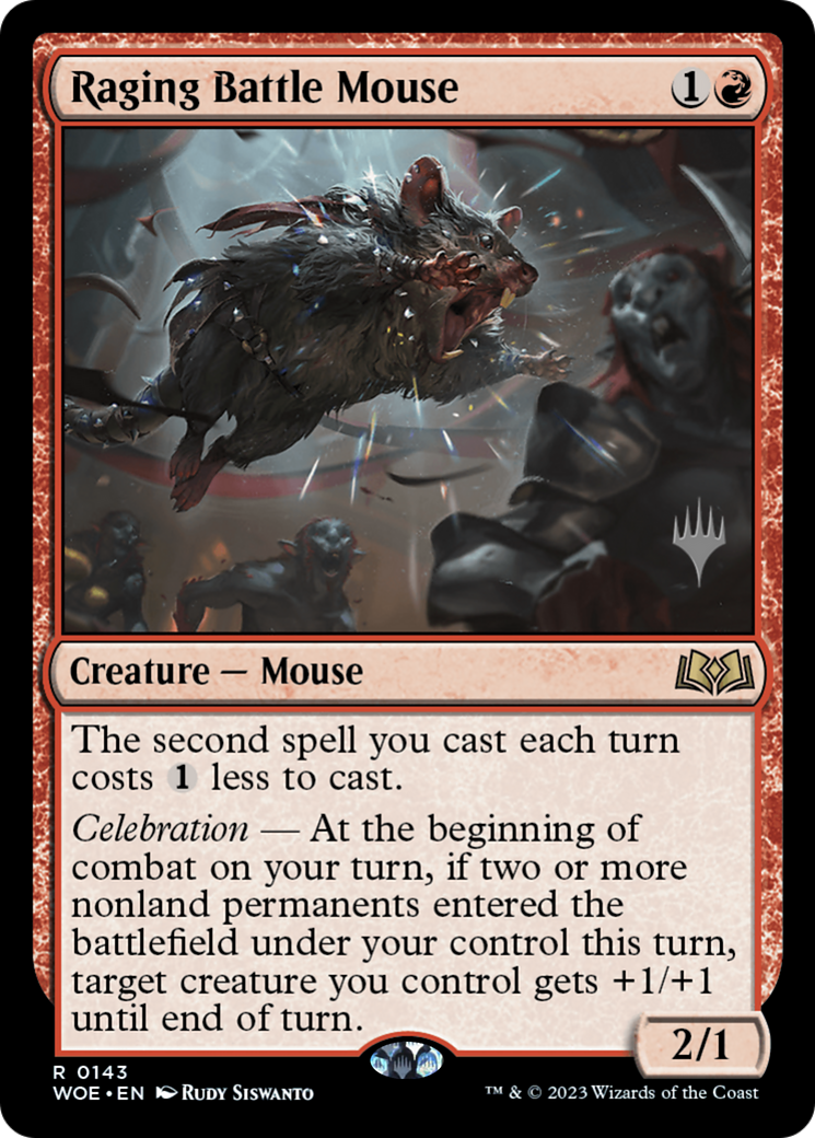 Raging Battle Mouse (PPWOE-143P) (Foil)