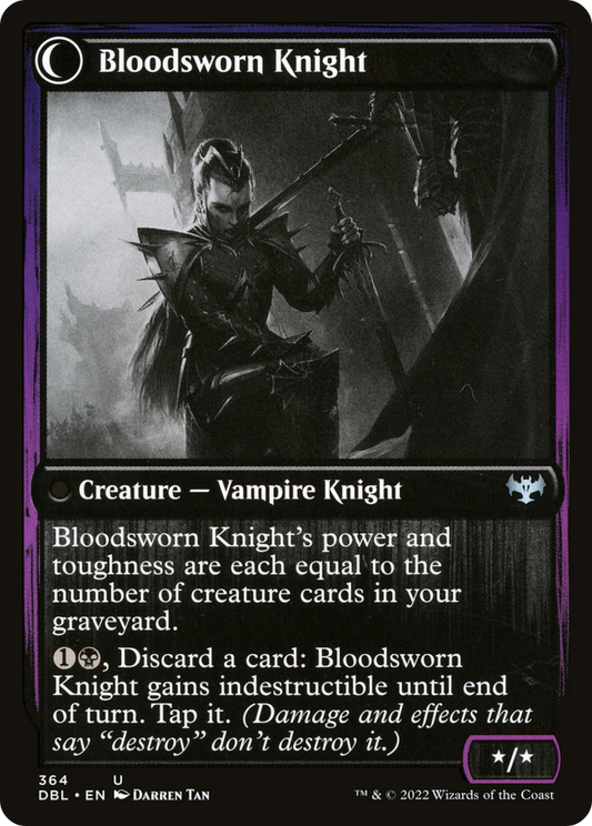 Bloodsworn Squire // Bloodsworn Knight (DBL-364) (Foil)