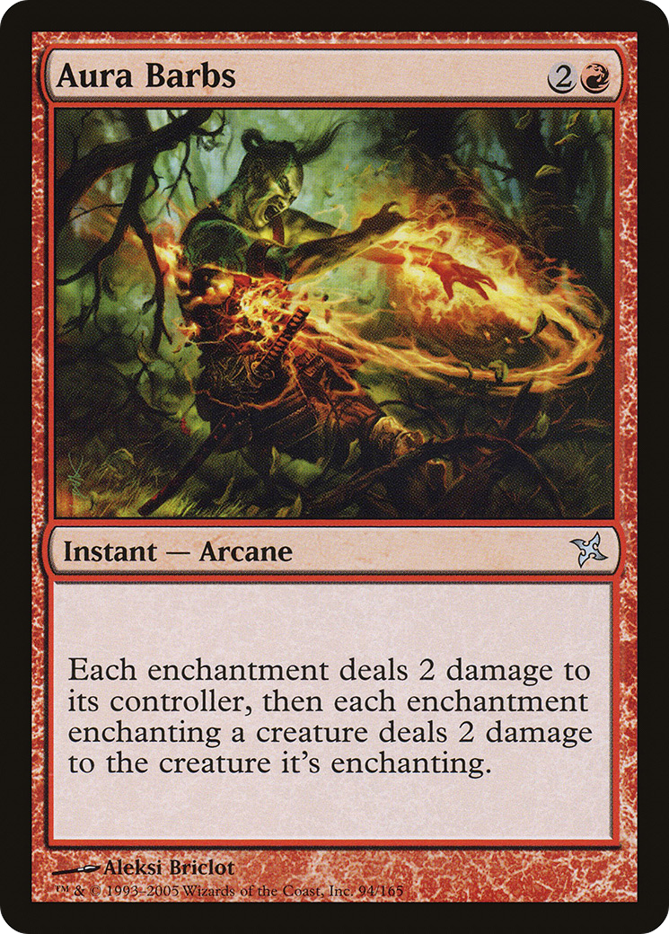 Aura Barbs (BOK-094) (Foil)