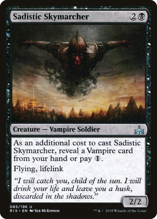Sadistic Skymarcher (RIX-085) (Foil)