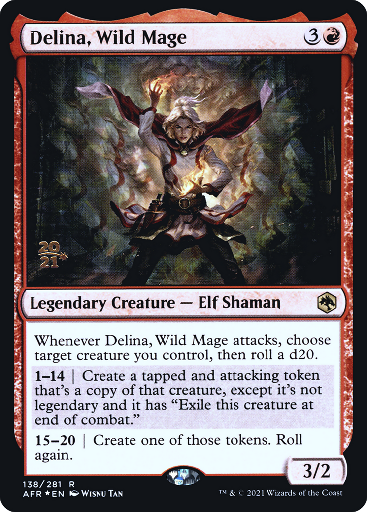 Delina, Wild Mage (PRE-138S) (Foil)