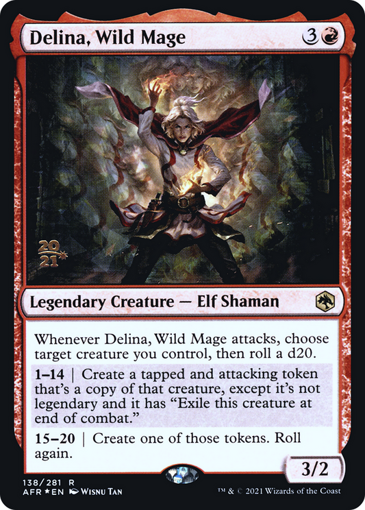 Delina, Wild Mage (PRE-138S) (Foil)