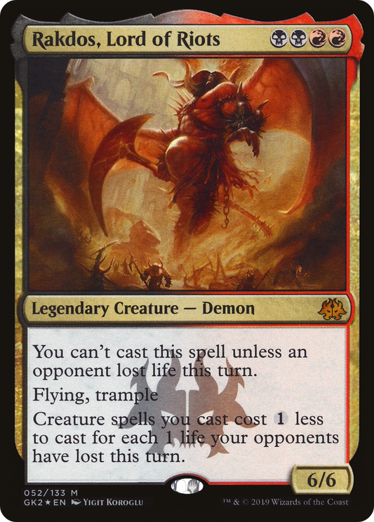 Rakdos, Lord of Riots (GK2-052) (Foil)