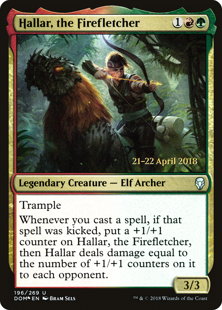 Hallar, the Firefletcher (PRE-196S) (Foil)