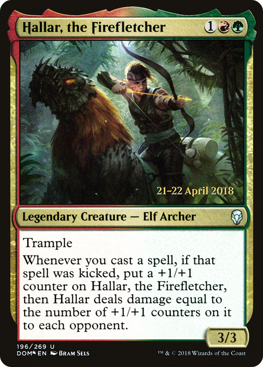 Hallar, the Firefletcher (PRE-196S) (Foil)