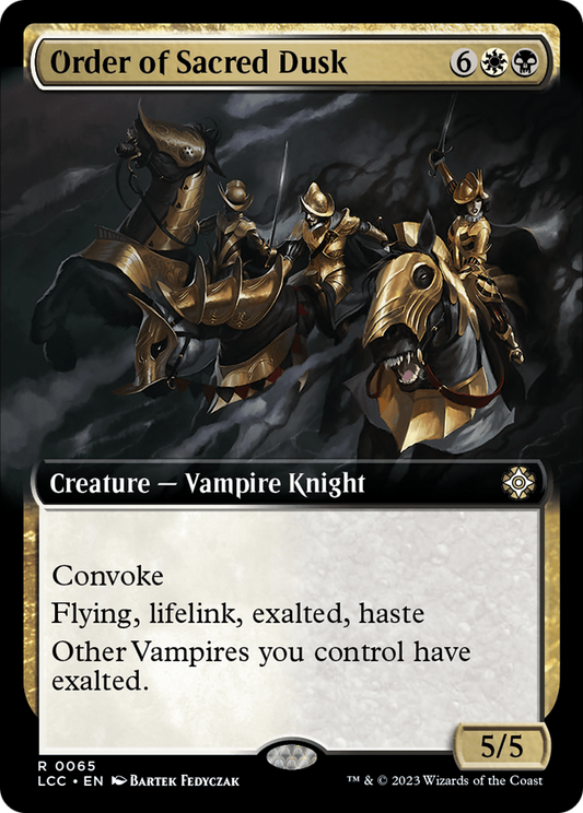 Order of Sacred Dusk (LCC-065) (Extended Art)
