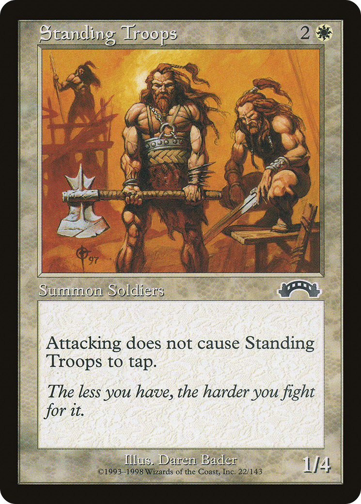 Standing Troops (EXO-022)