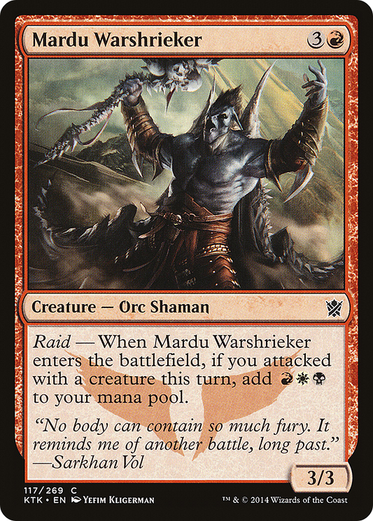 Mardu Warshrieker (KTK-117) (Foil)