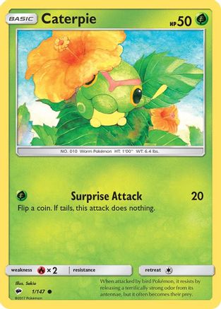 Caterpie (BUS-001) (Reverse Holofoil)