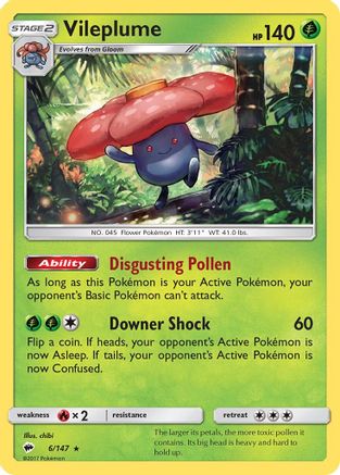 Vileplume (BUS-006) (Reverse Holofoil)