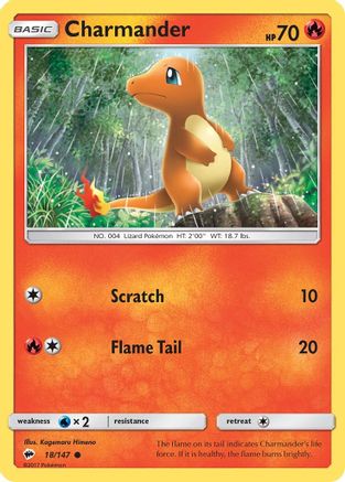 Charmander (BUS-018) (Reverse Holofoil)