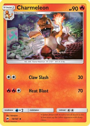 Charmeleon (BUS-019) (Reverse Holofoil)