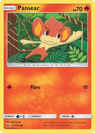 Pansear (BUS-022) (Reverse Holofoil)