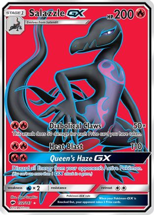Salazzle GX (Full Art) (BUS-132) (Holofoil)
