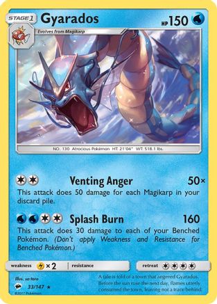 Gyarados (BUS-033) (Reverse Holofoil)