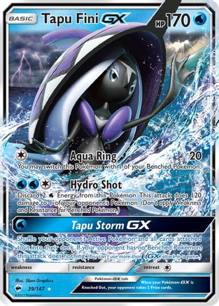 Tapu Fini GX (BUS-039) (Holofoil)