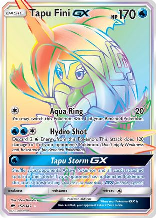 Tapu Fini GX (Secret) (BUS-152) (Holofoil)