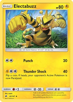 Electabuzz (BUS-042) (Reverse Holofoil)