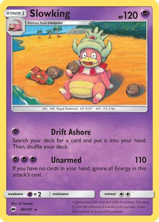Slowking (BUS-048) (Reverse Holofoil)