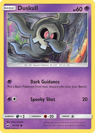 Duskull (BUS-051) (Reverse Holofoil)
