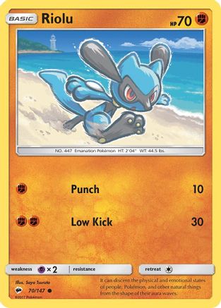 Riolu (BUS-070) (Reverse Holofoil)